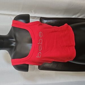 Sold ........BeBe  Red tank top